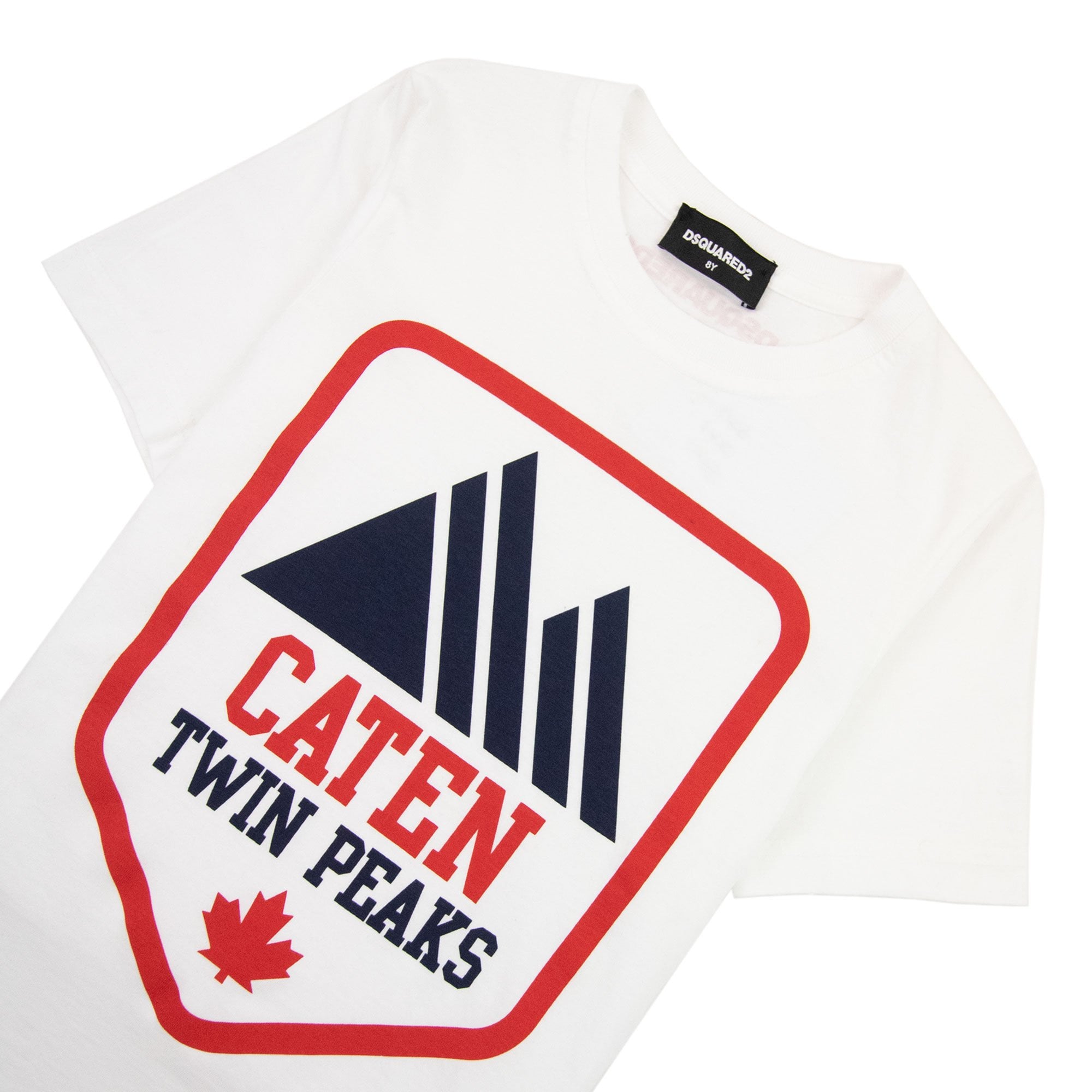 Dsquared2 Kids Twin Peaks Logo T Shirt White