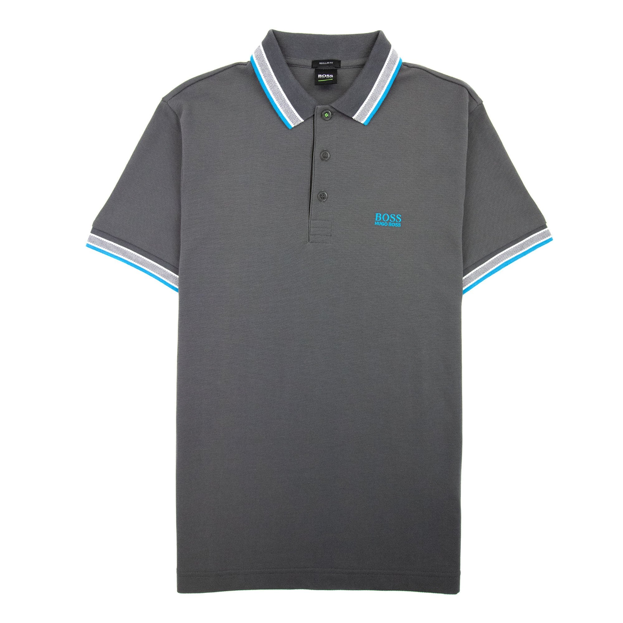 Hugo Boss Paddy Short Sleeve Polo Shirt Grey 020