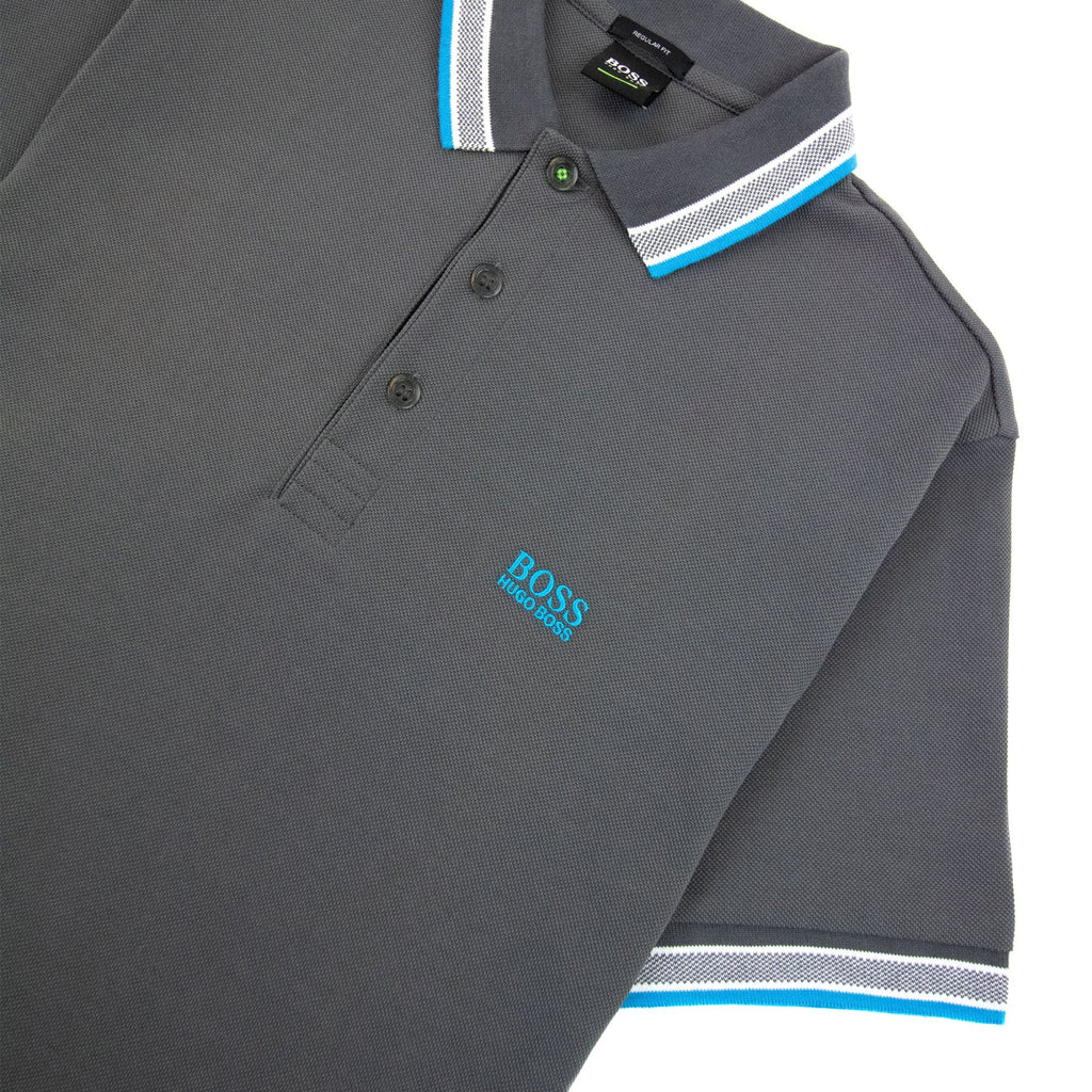 Hugo Boss Paddy Short Sleeve Polo Shirt Grey 020