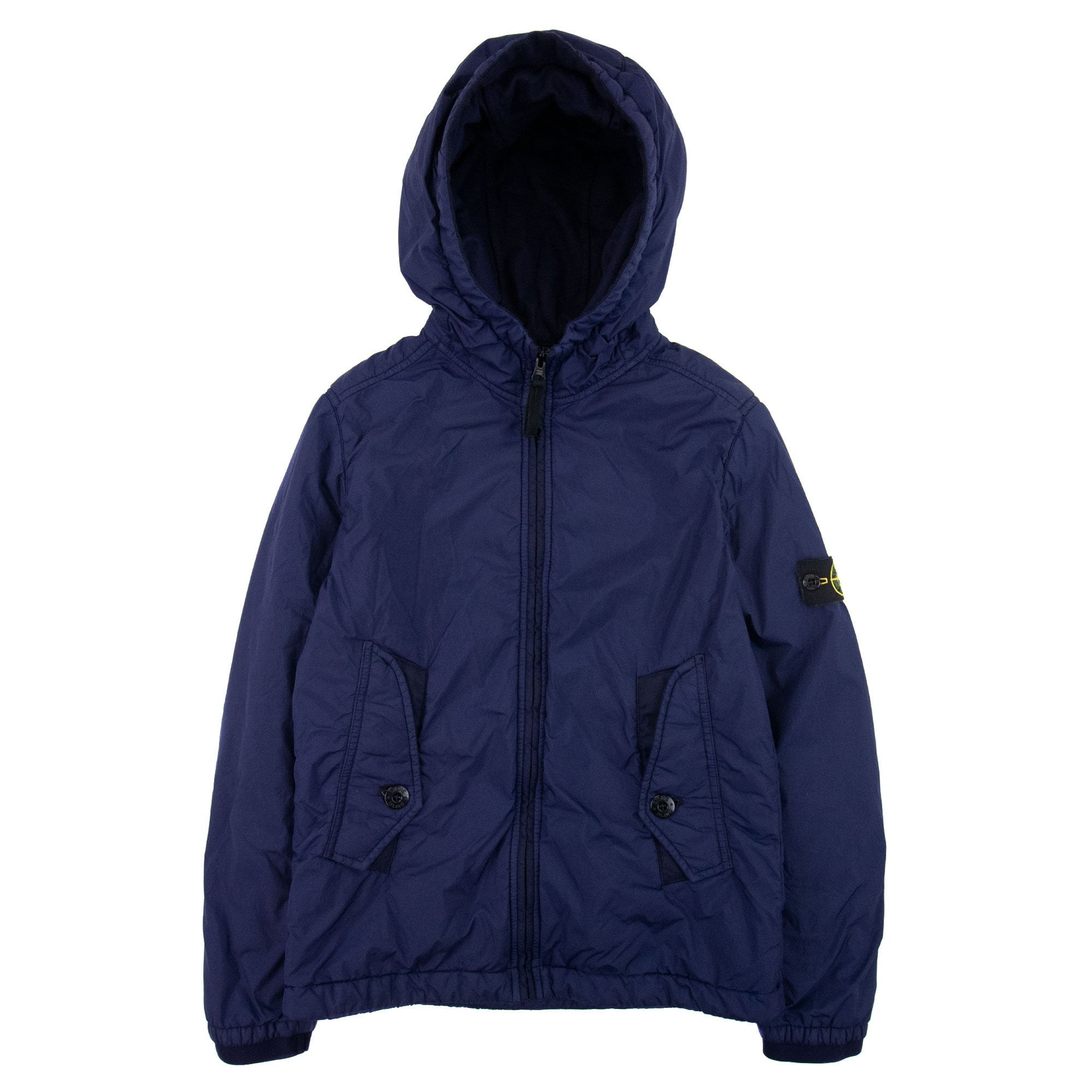Stone Island Junior 48733 Crinkle Reps Jacket Navy V0026
