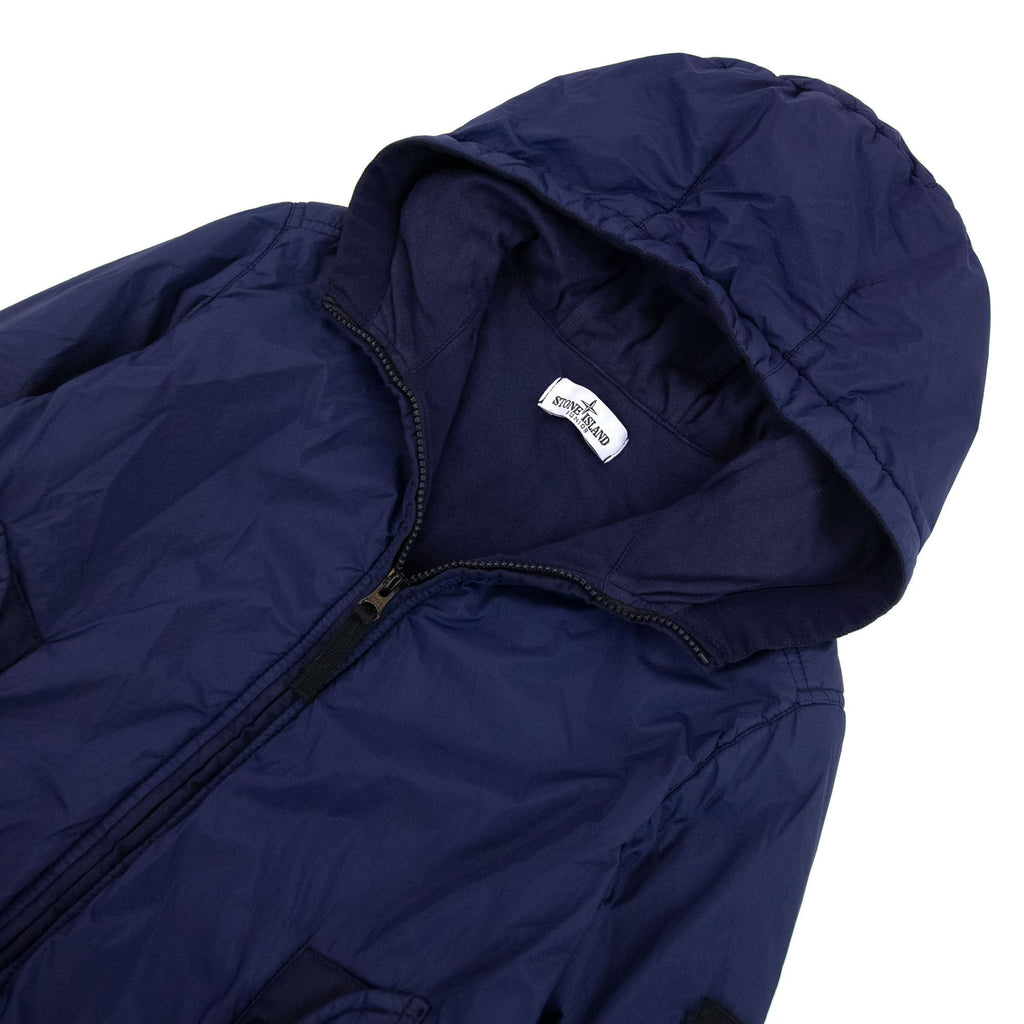Stone Island Junior 48733 Crinkle Reps Jacket Navy V0026