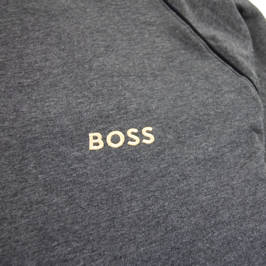 Hugo Boss Mix & Match Logo Zip Up Jacket Dark Grey 010