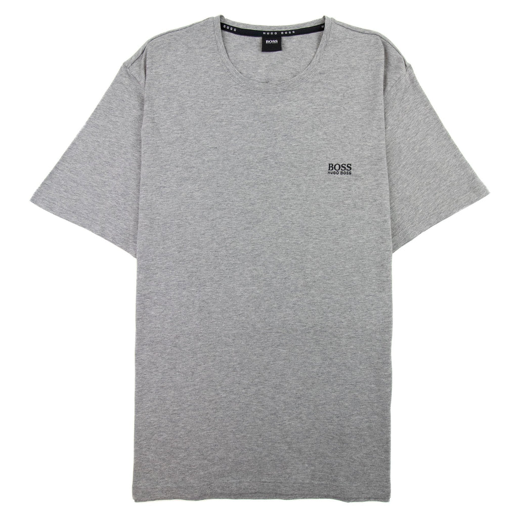 Hugo Boss Embroidered Logo Rn T Shirt Grey Black