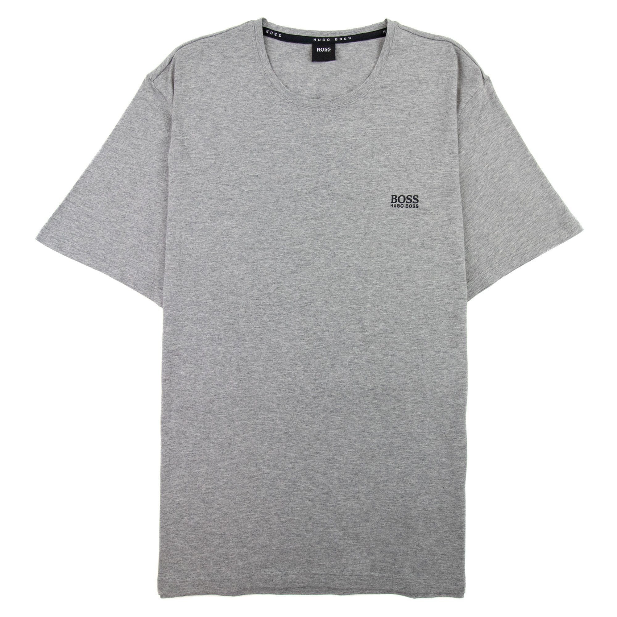 Hugo Boss Embroidered Logo Rn T Shirt Grey Black
