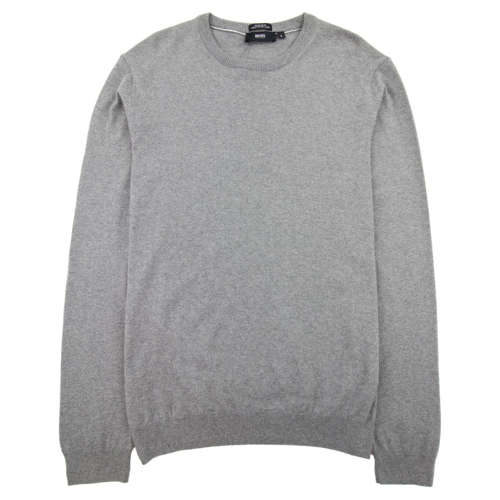 Hugo Boss Finello Knitted Sweatshirt Grey 033