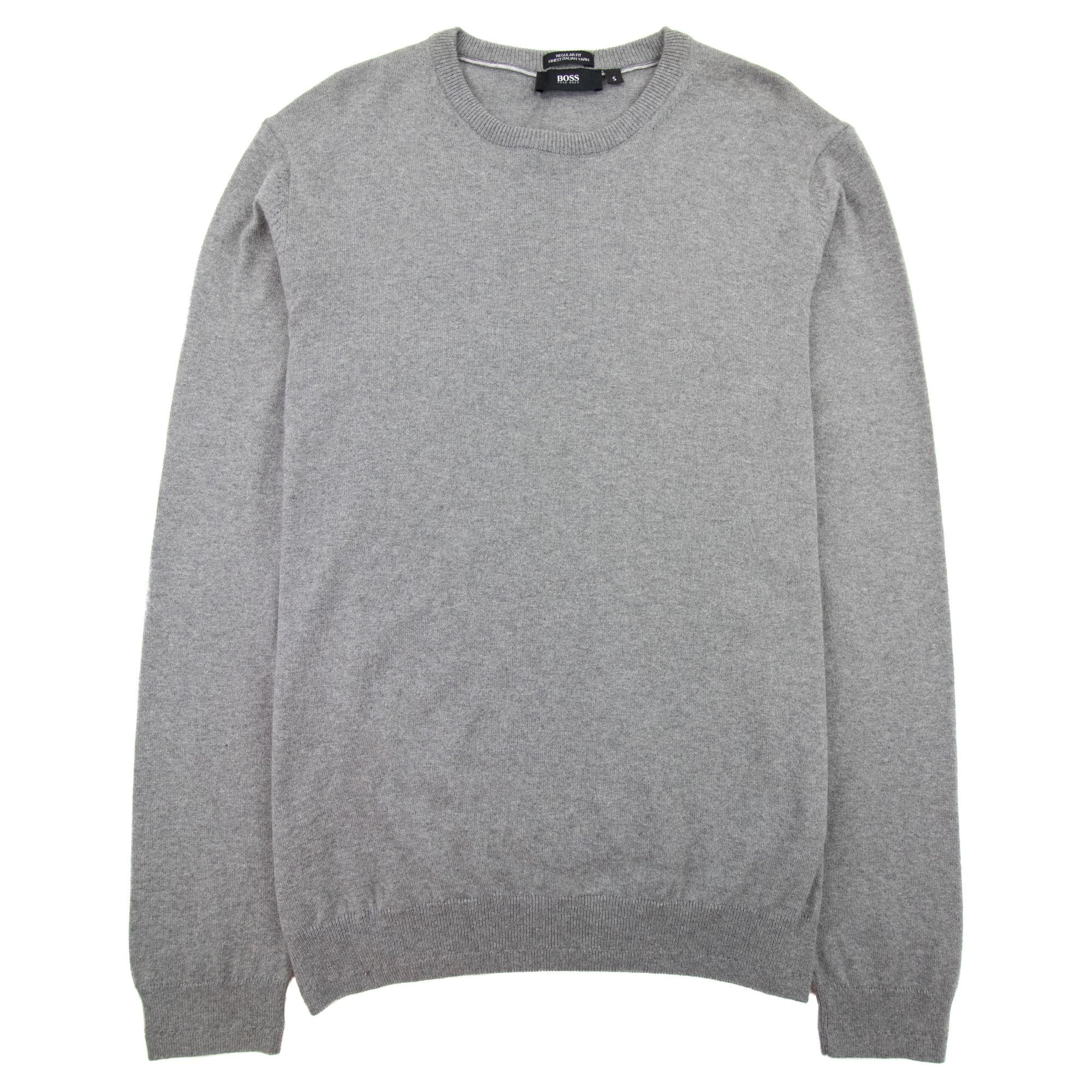 Hugo Boss Finello Knitted Sweatshirt Grey 033