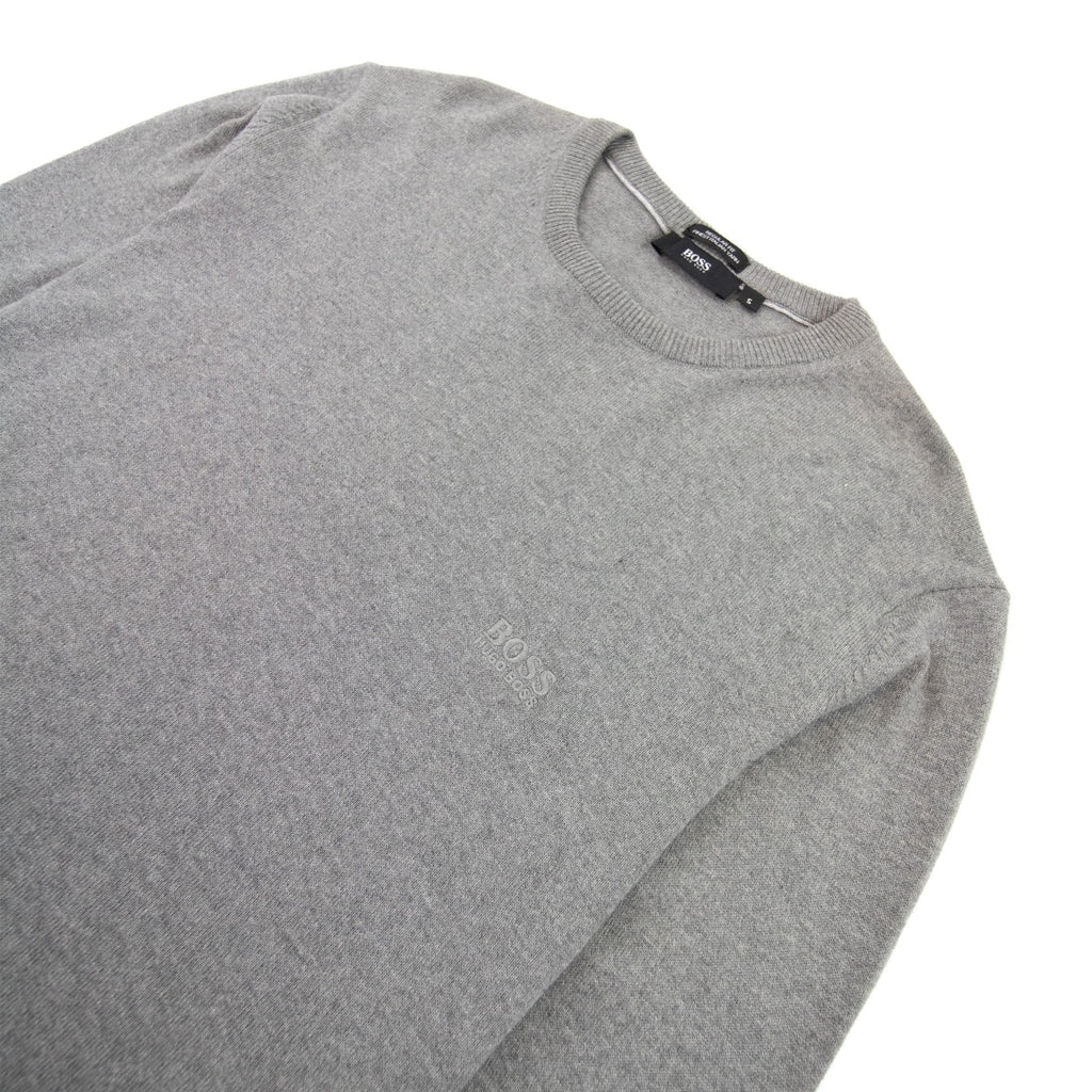 Hugo Boss Finello Knitted Sweatshirt Grey 033