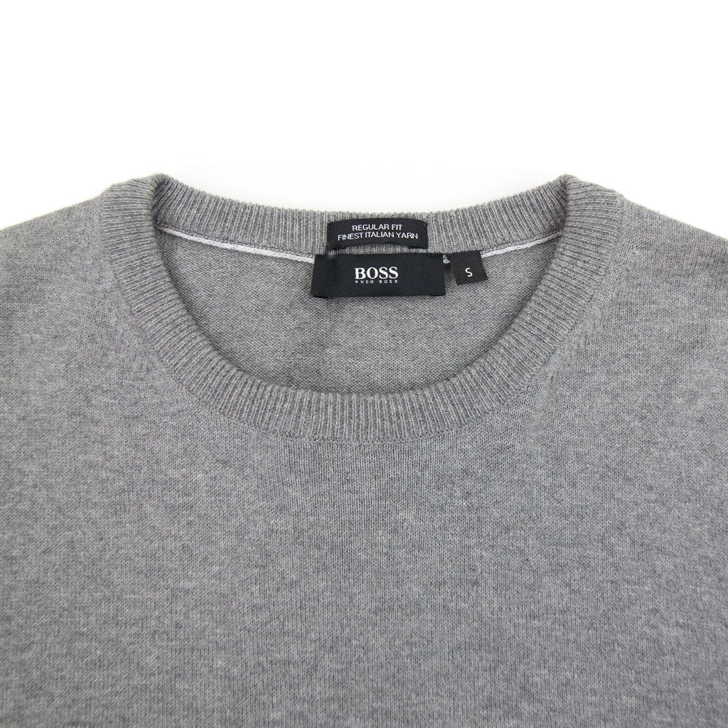 Hugo Boss Finello Knitted Sweatshirt Grey 033
