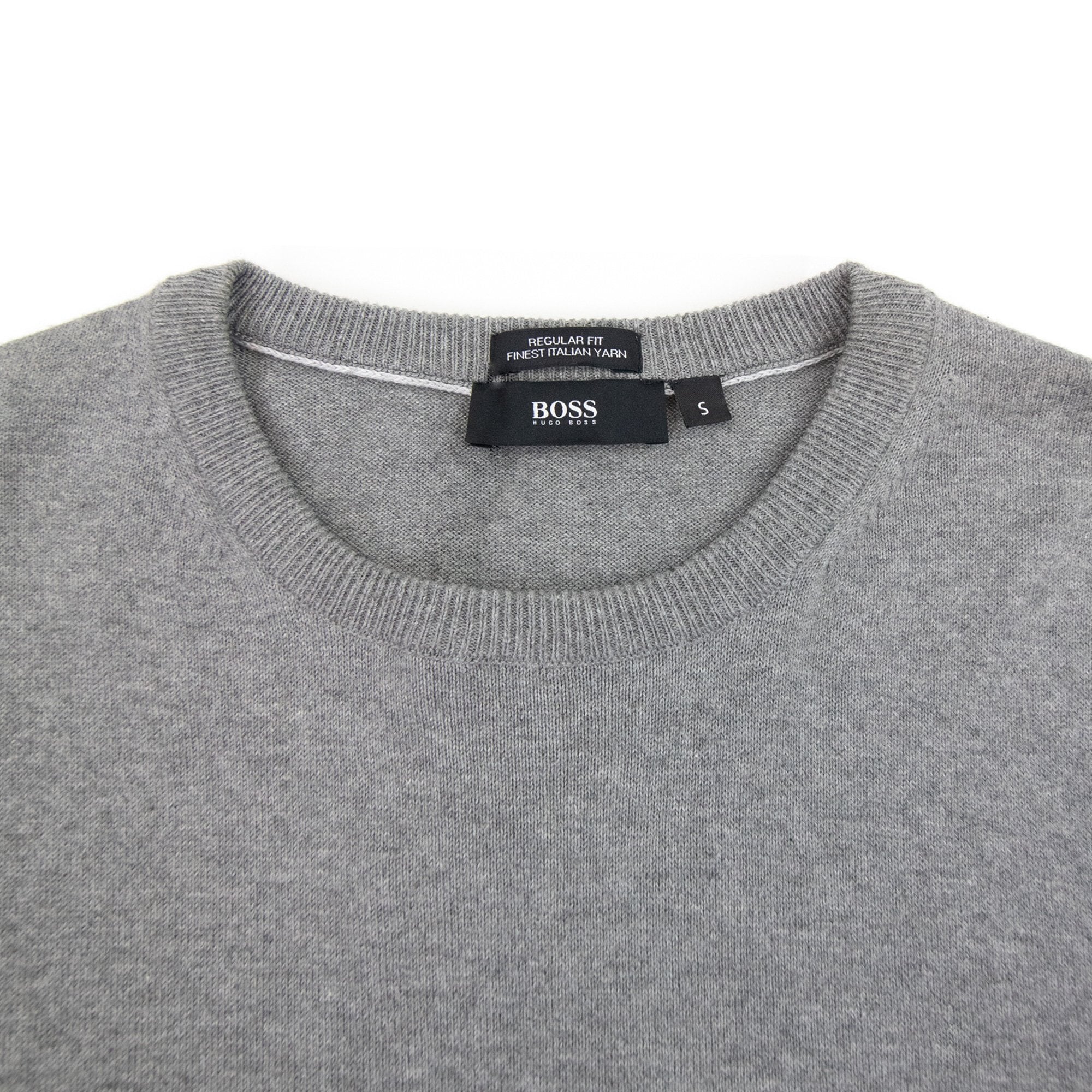 Hugo Boss Finello Knitted Sweatshirt Grey 033