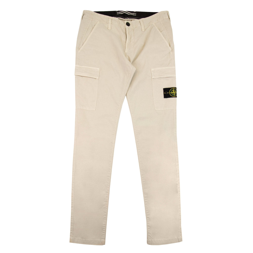 Stone Island Cargo Trousers Concealed Zip Beige