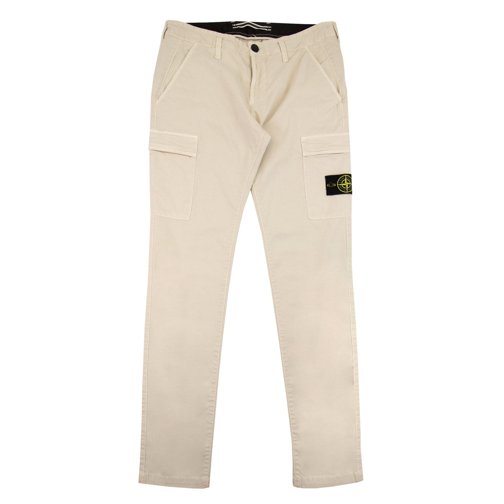 Stone Island Cargo Trousers Concealed Zip Beige