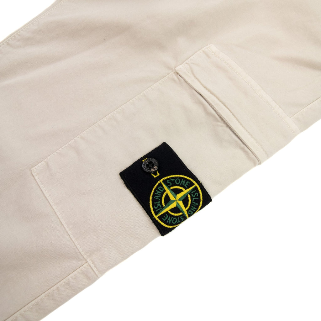 Stone Island Cargo Trousers Concealed Zip Beige