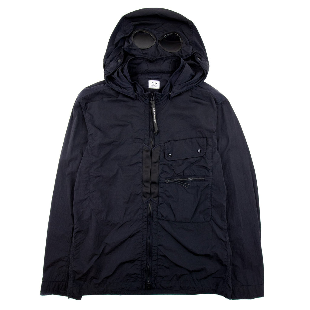 Cp Company Chrome-r Goggle Overshirt Total Eclipse 888