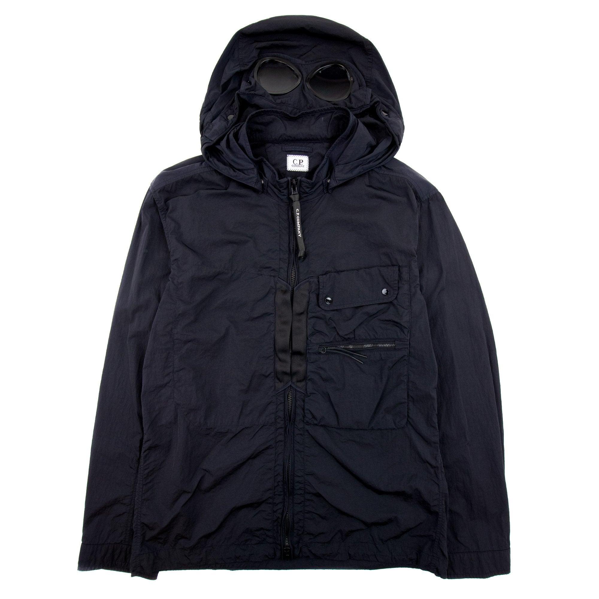 Cp Company Chrome-r Goggle Overshirt Total Eclipse 888
