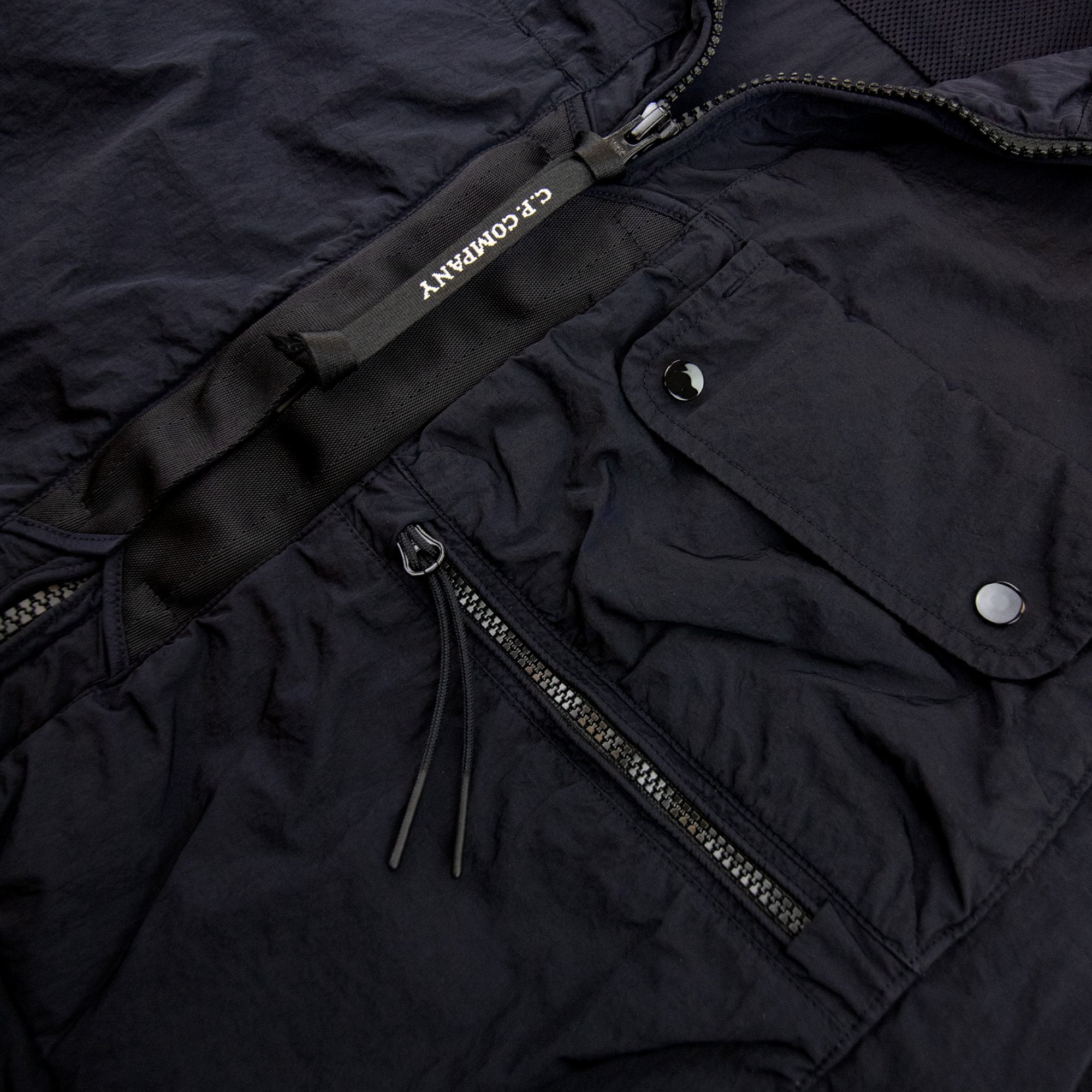 Cp Company Chrome-r Goggle Overshirt Total Eclipse 888