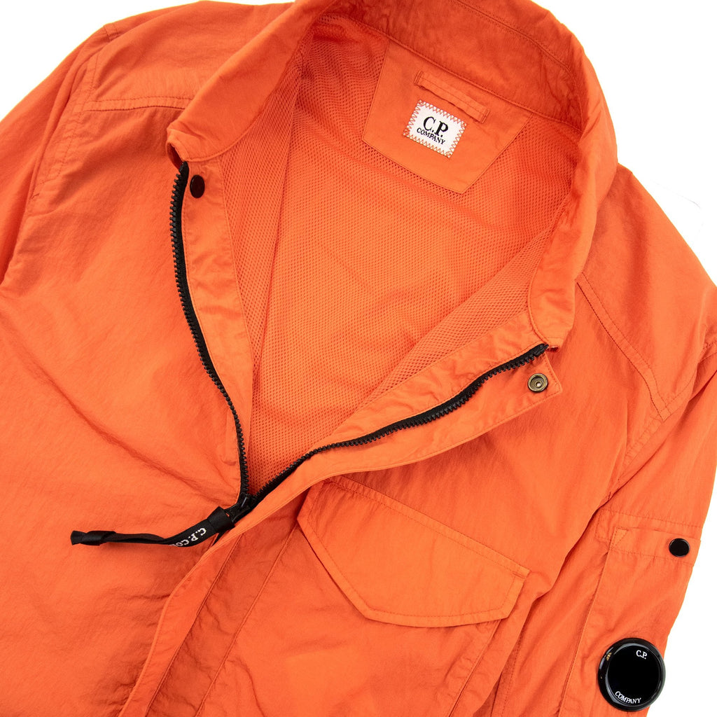 Cp Company Chrome-r Zip Overshirt Harvest Pumpkin 439
