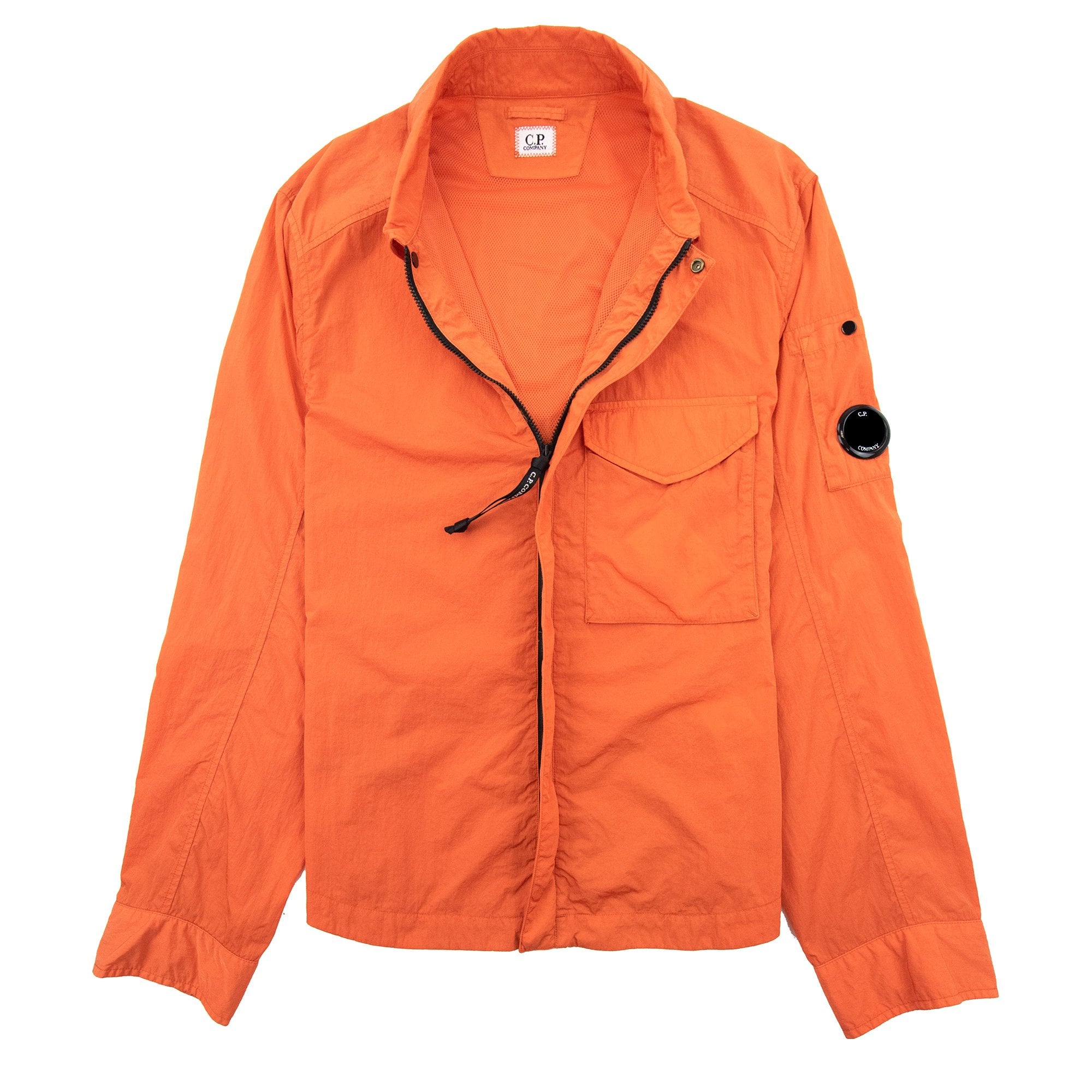 Cp Company Chrome-r Zip Overshirt Harvest Pumpkin 439