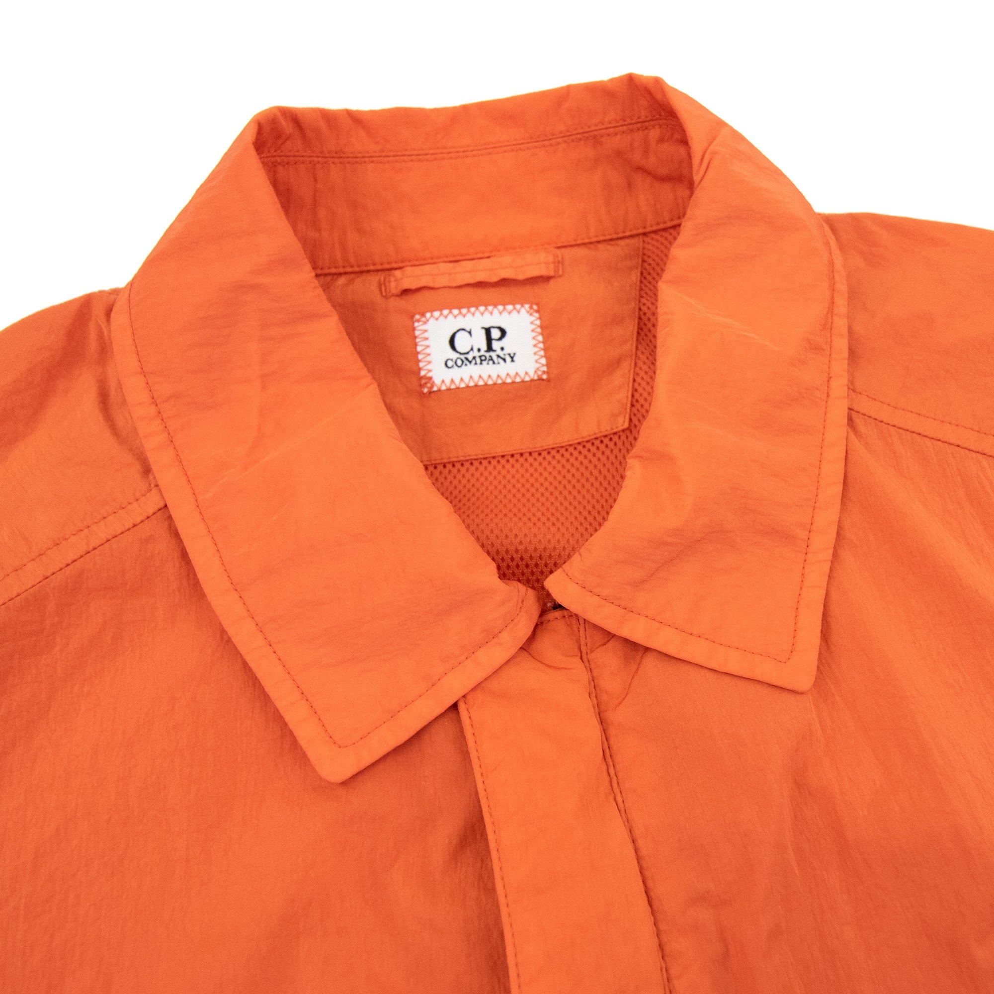 Cp Company Chrome-r Zip Overshirt Harvest Pumpkin 439
