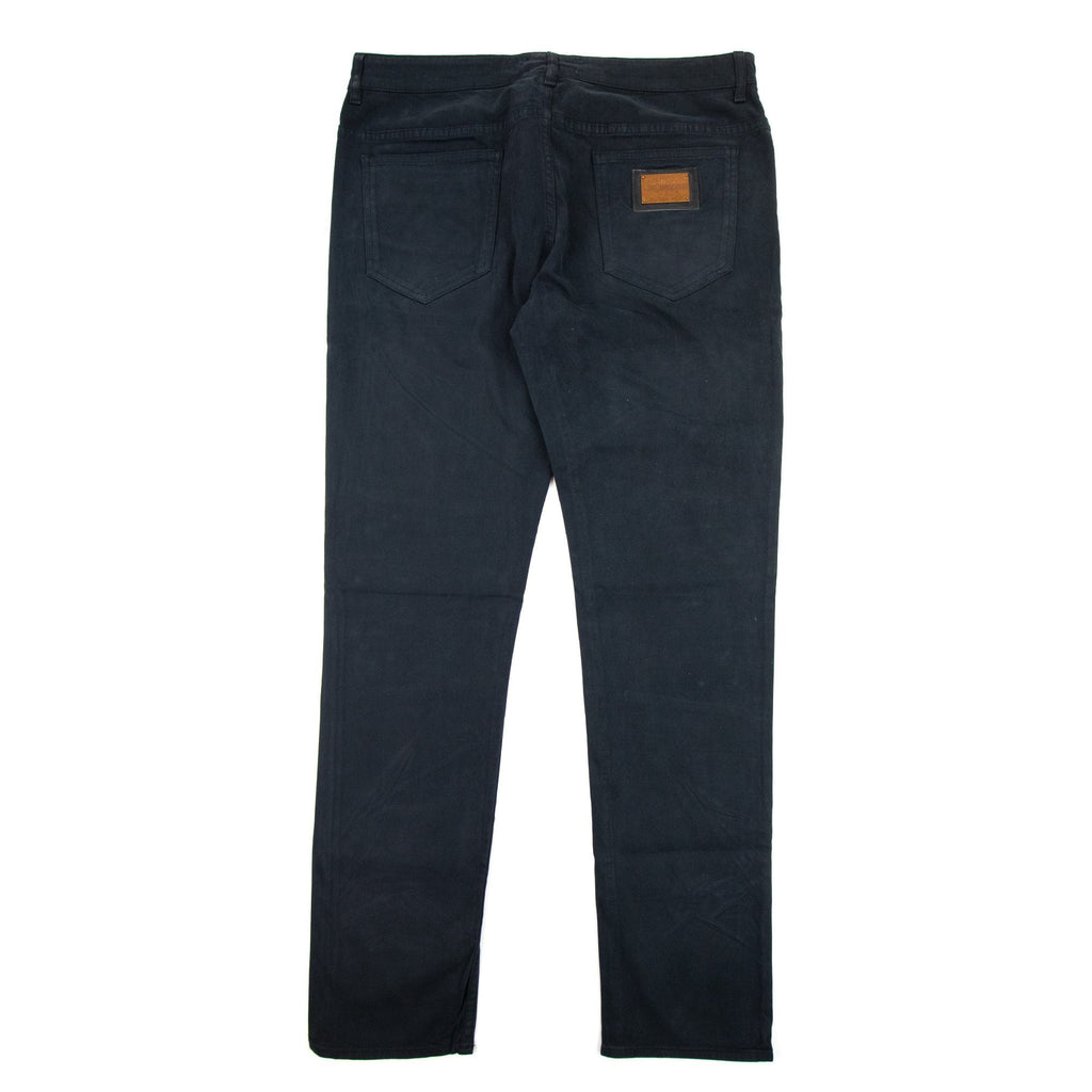 Love Moschino Gold Metal Badge Jeans Black