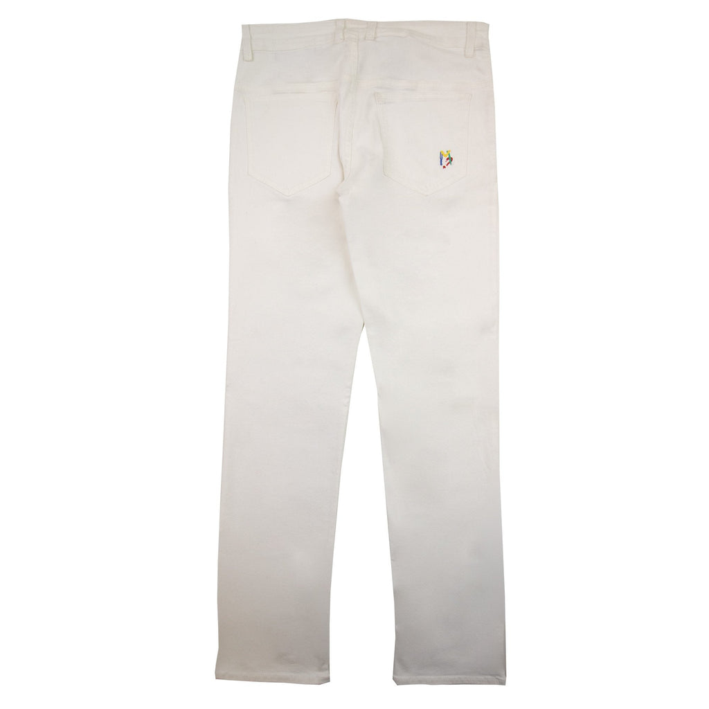Love Moschino Love Heart Logo Jeans White