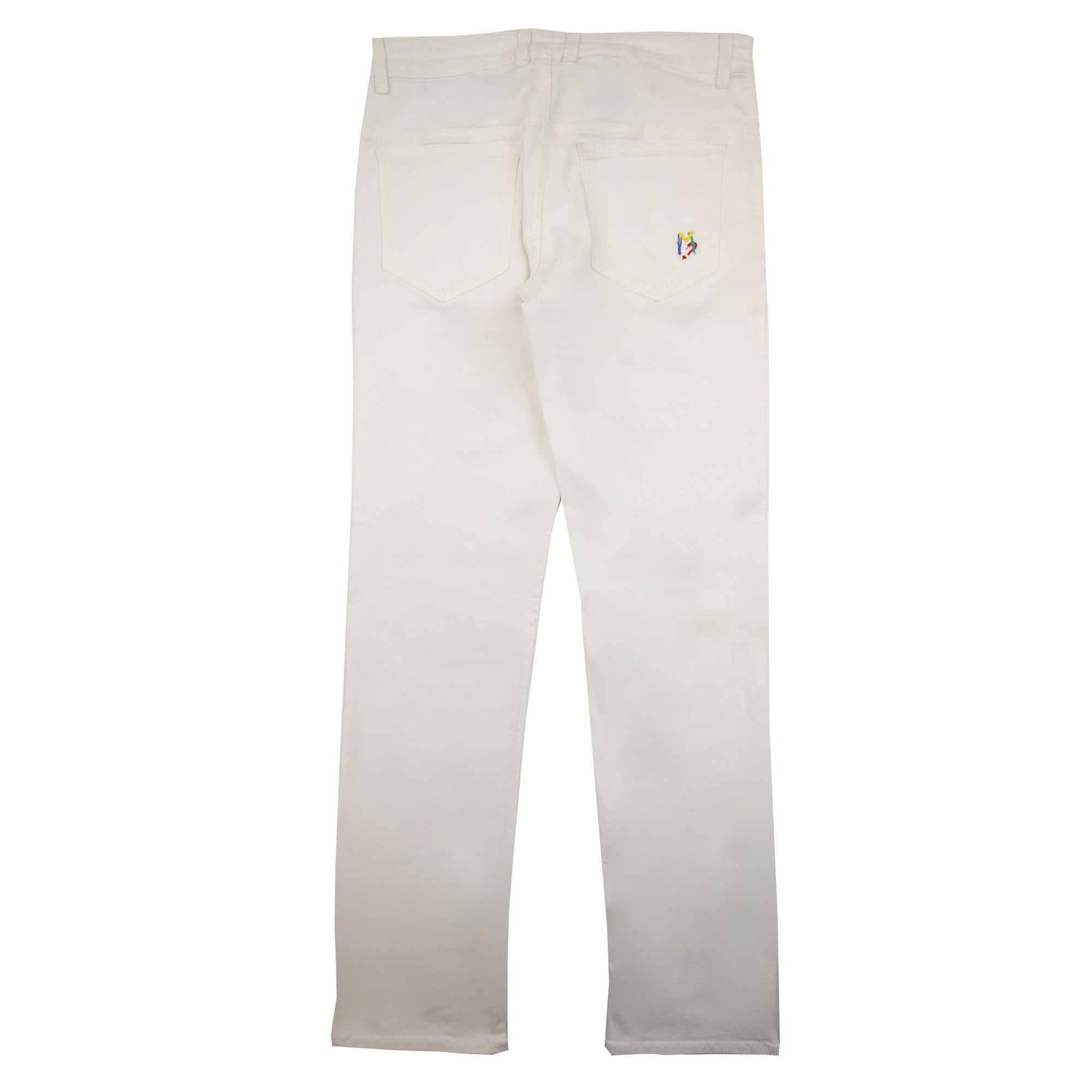 Love Moschino Love Heart Logo Jeans White
