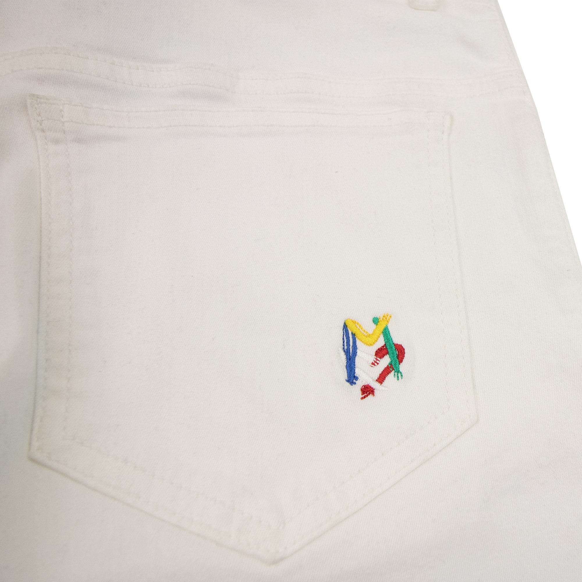 Love Moschino Love Heart Logo Jeans White