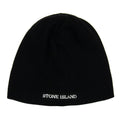 Stone Island Embroidered Logo Beanie Black V0029