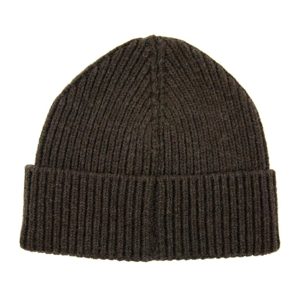 Armani Jeans Metal Logo Beanie Marrone Brown