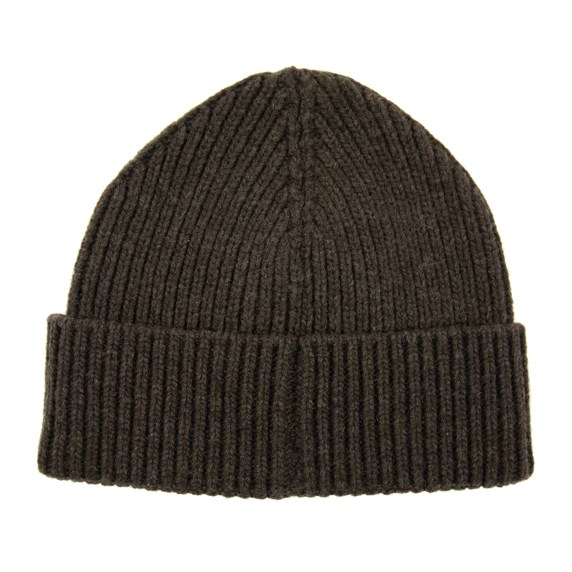 Armani Jeans Metal Logo Beanie Marrone Brown
