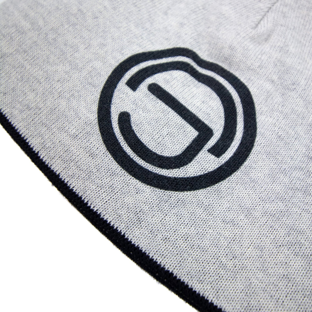 Armani Jeans Reversible Logo Beanie Navy Grey