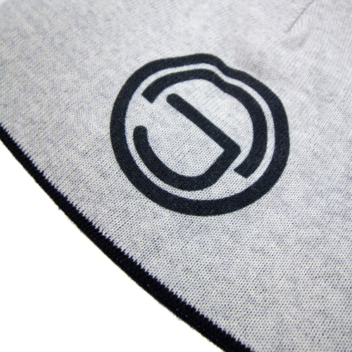 Armani Jeans Reversible Logo Beanie Navy Grey