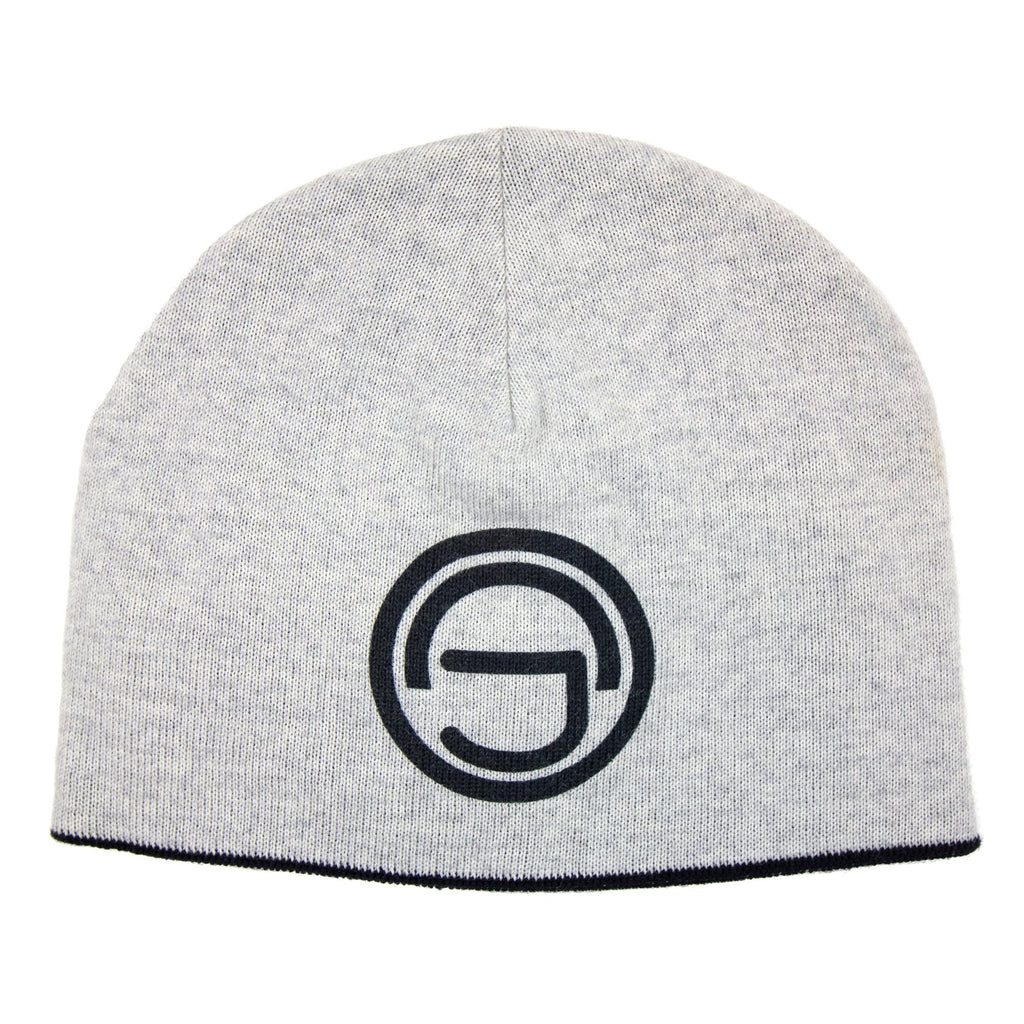 Armani Jeans Reversible Logo Beanie Navy Grey