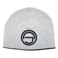 Armani Jeans Reversible Logo Beanie Navy Grey