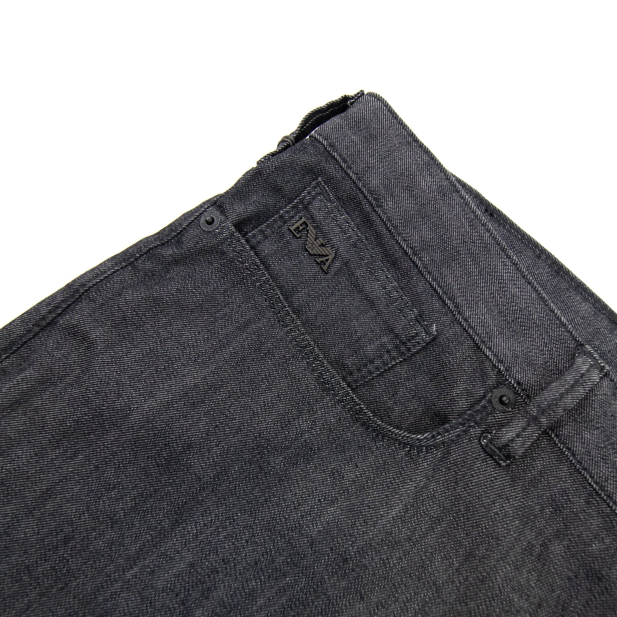Emporio Armani J06 Denim Black Jeans Black