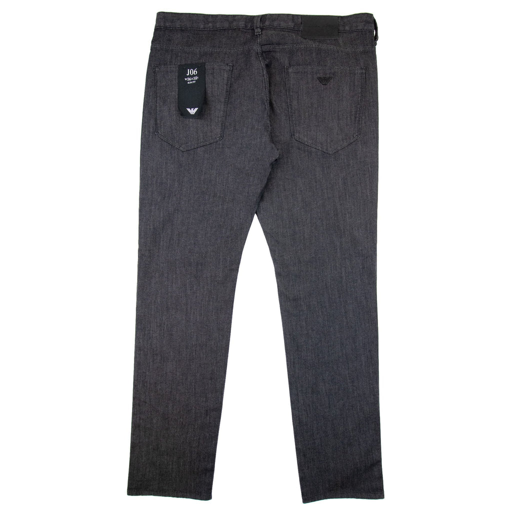 Emporio Armani J06 Denim Black Jeans Black