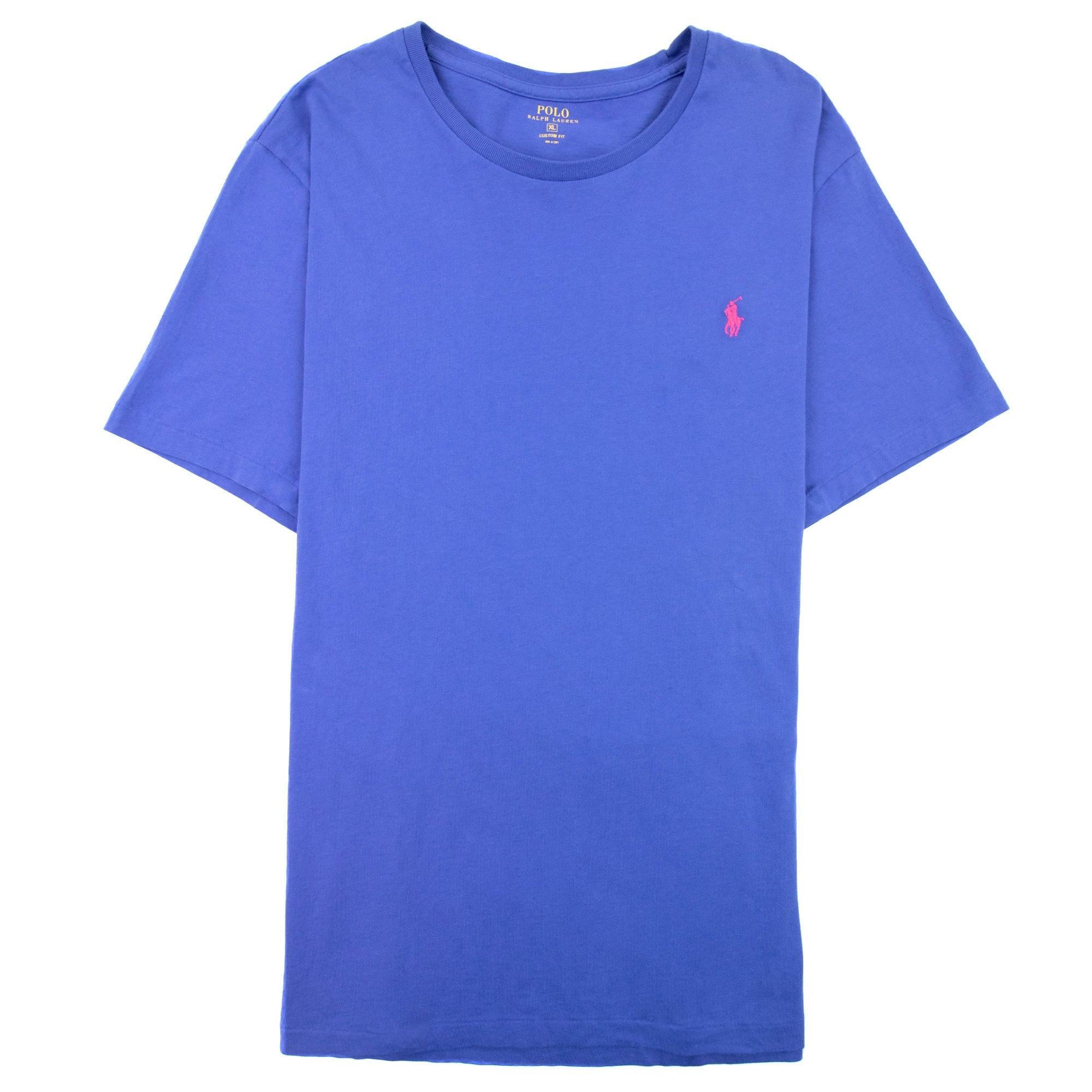 Polo Ralph Lauren Custom Fit Crew Short Sleve Tshirt Indigo Blue
