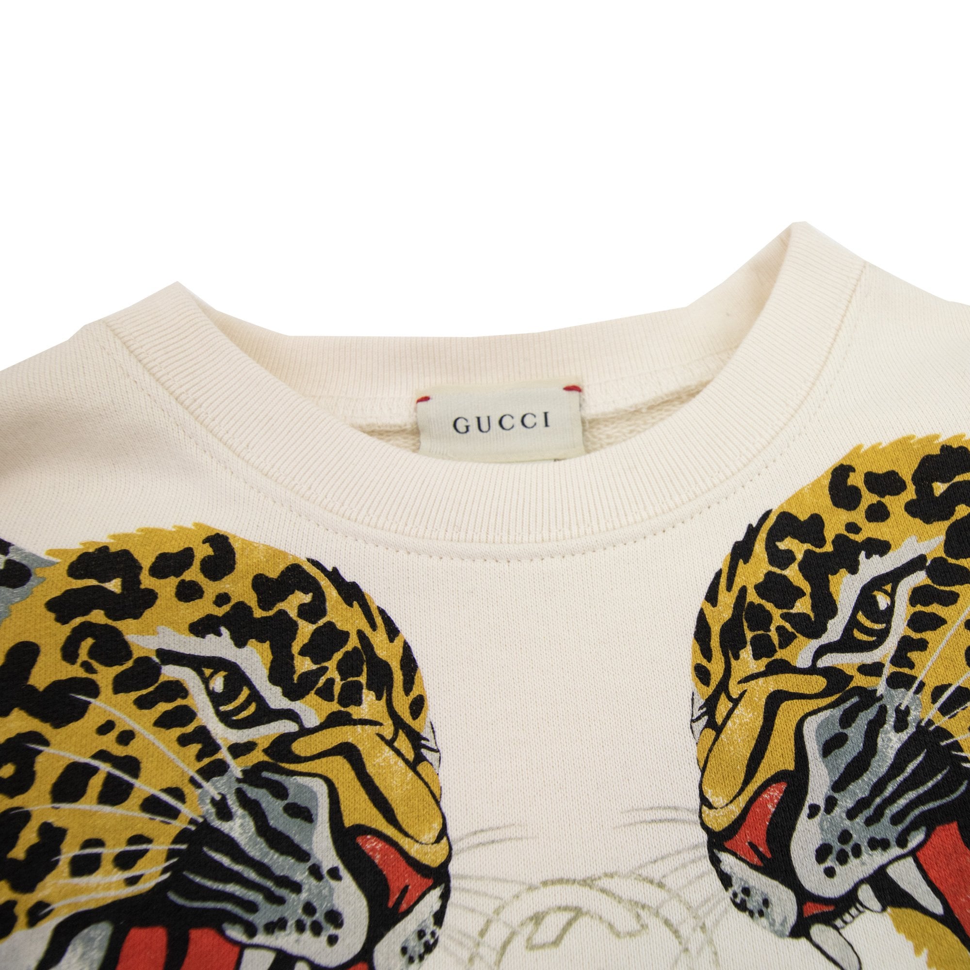 Gucci Double Leopard Sweat White 9061
