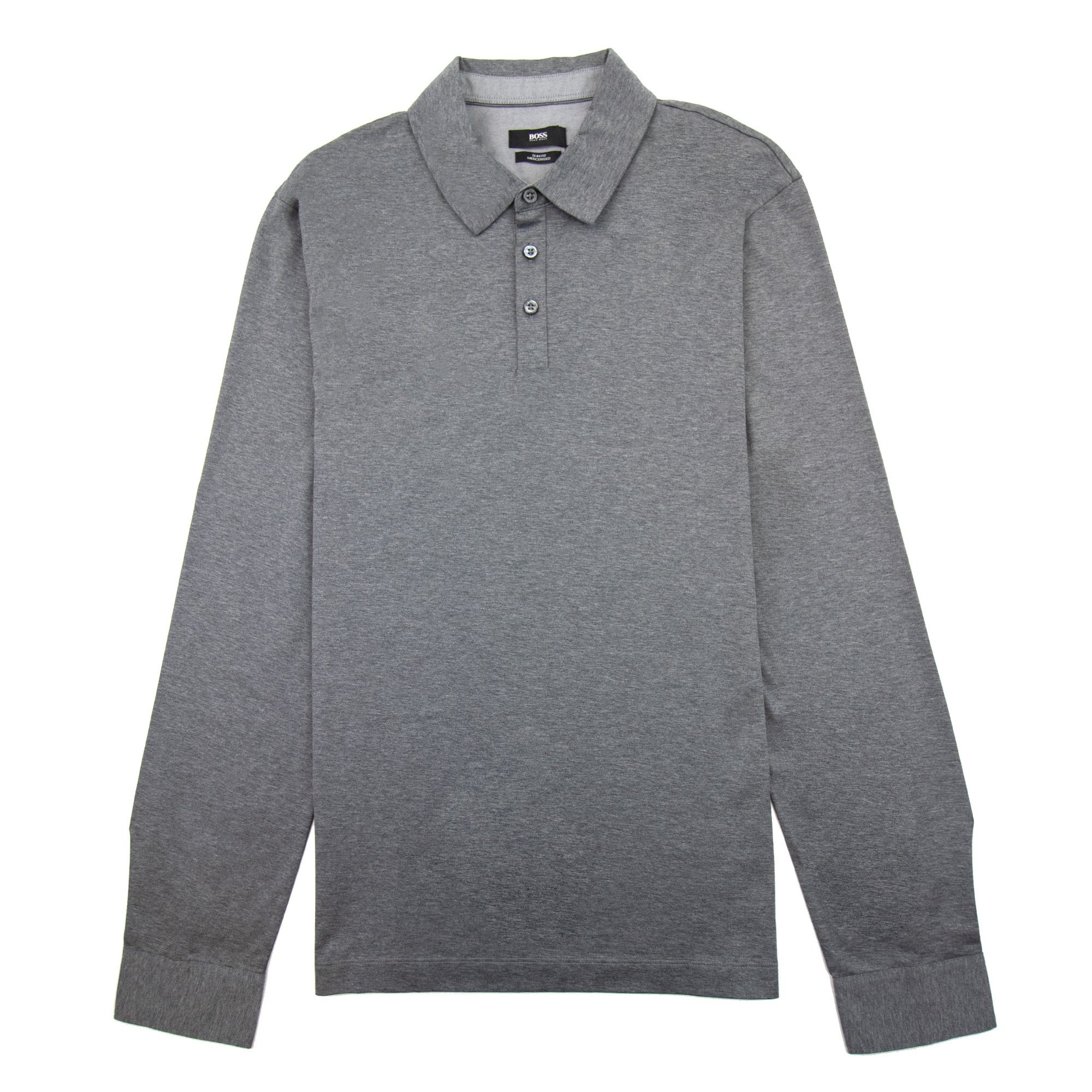 Hugo Boss Paver 01 Long Sleeve Cuff Polo Grey