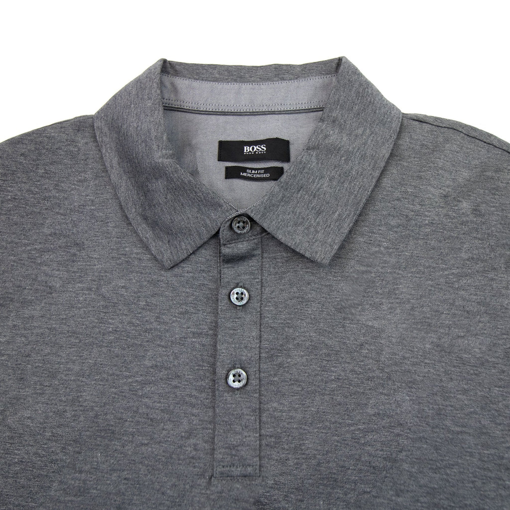 Hugo Boss Paver 01 Long Sleeve Cuff Polo Grey