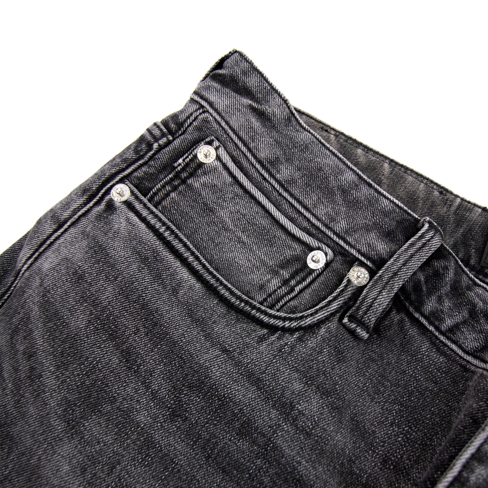 Emporio Armani J75 Slim-fit Vintage-effect Selvedge Denim Jeans Grey