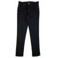 Emporio Armani J75 Slim-fit Selvedge Black Denim Jeans Nero