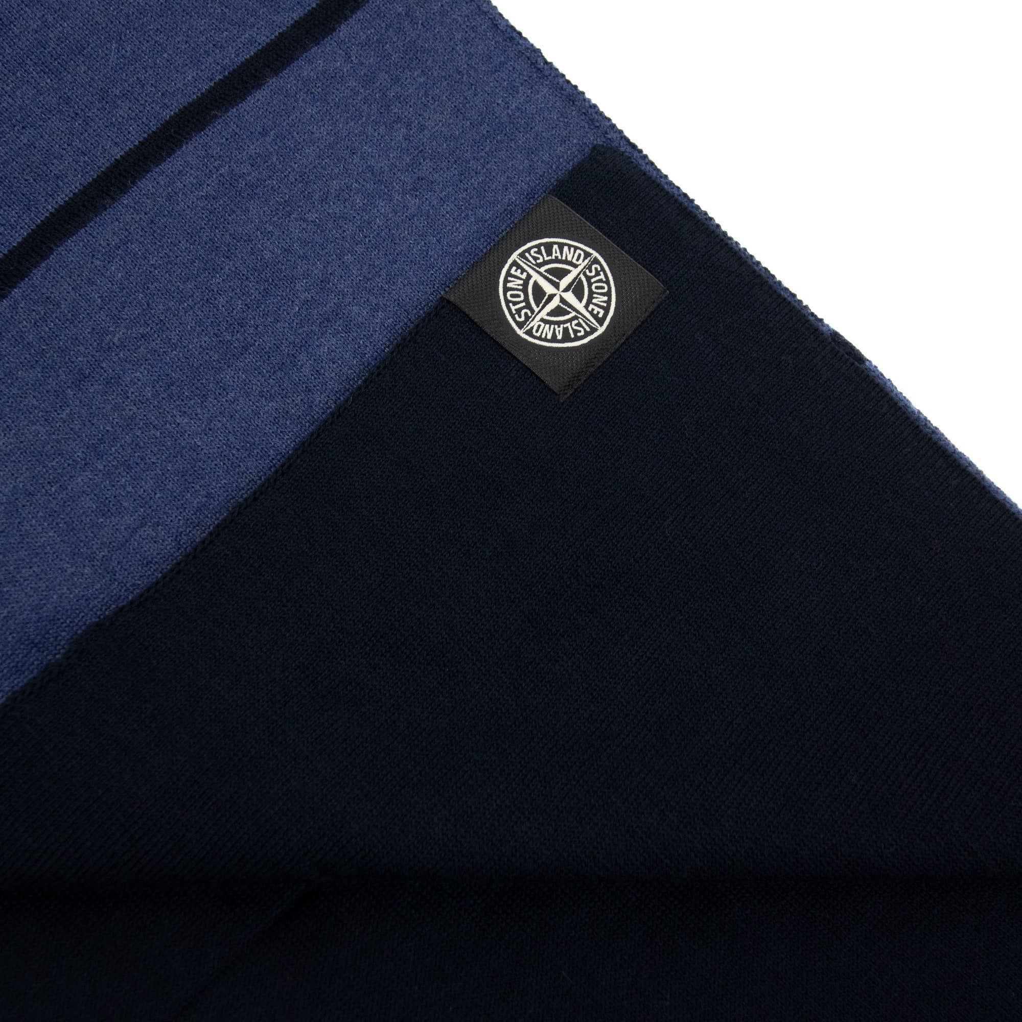 Stone Island Compass Patch Scarf Navy V0020