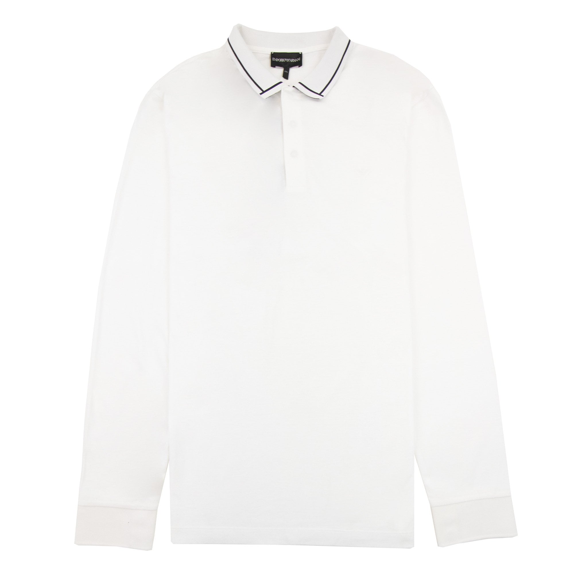Armani Jeans Aj Embroidered Logo L/s Shirt White