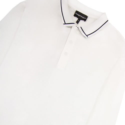Armani Jeans Aj Embroidered Logo L/s Shirt White