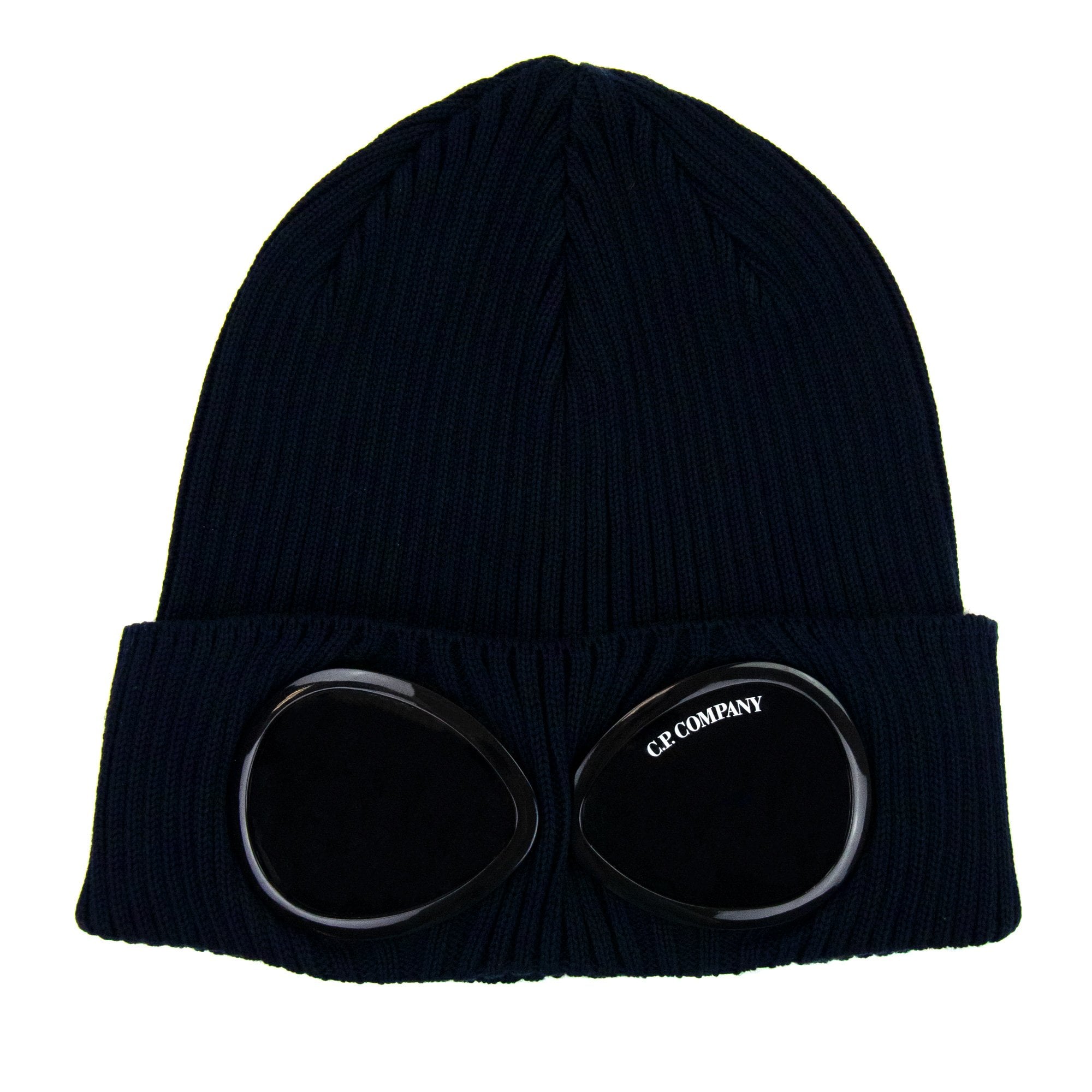 Cp Company Cotton Goggle Beanie Navy 888