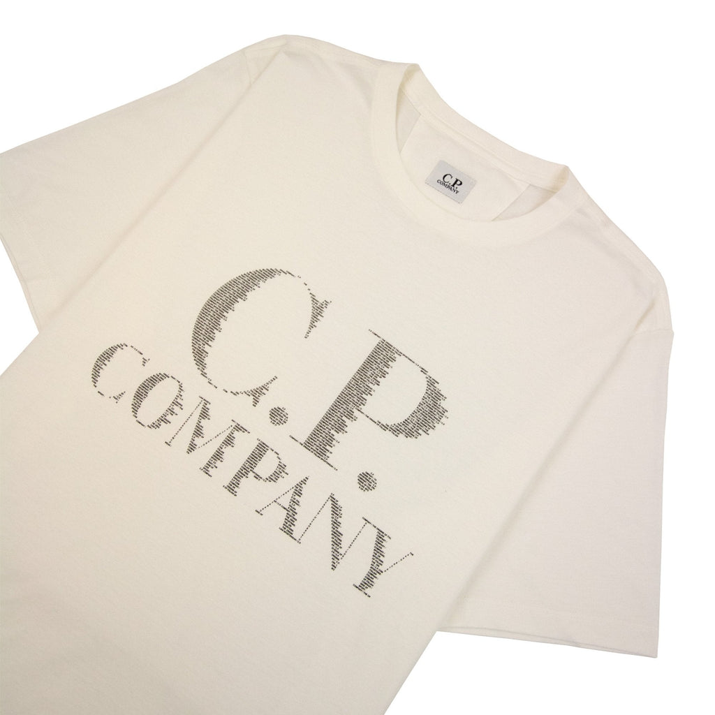 Cp Company 30/1 Large Logo T Shirt White 103