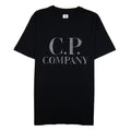 Cp Company 30/1 Large Logo T Shirt Black 999