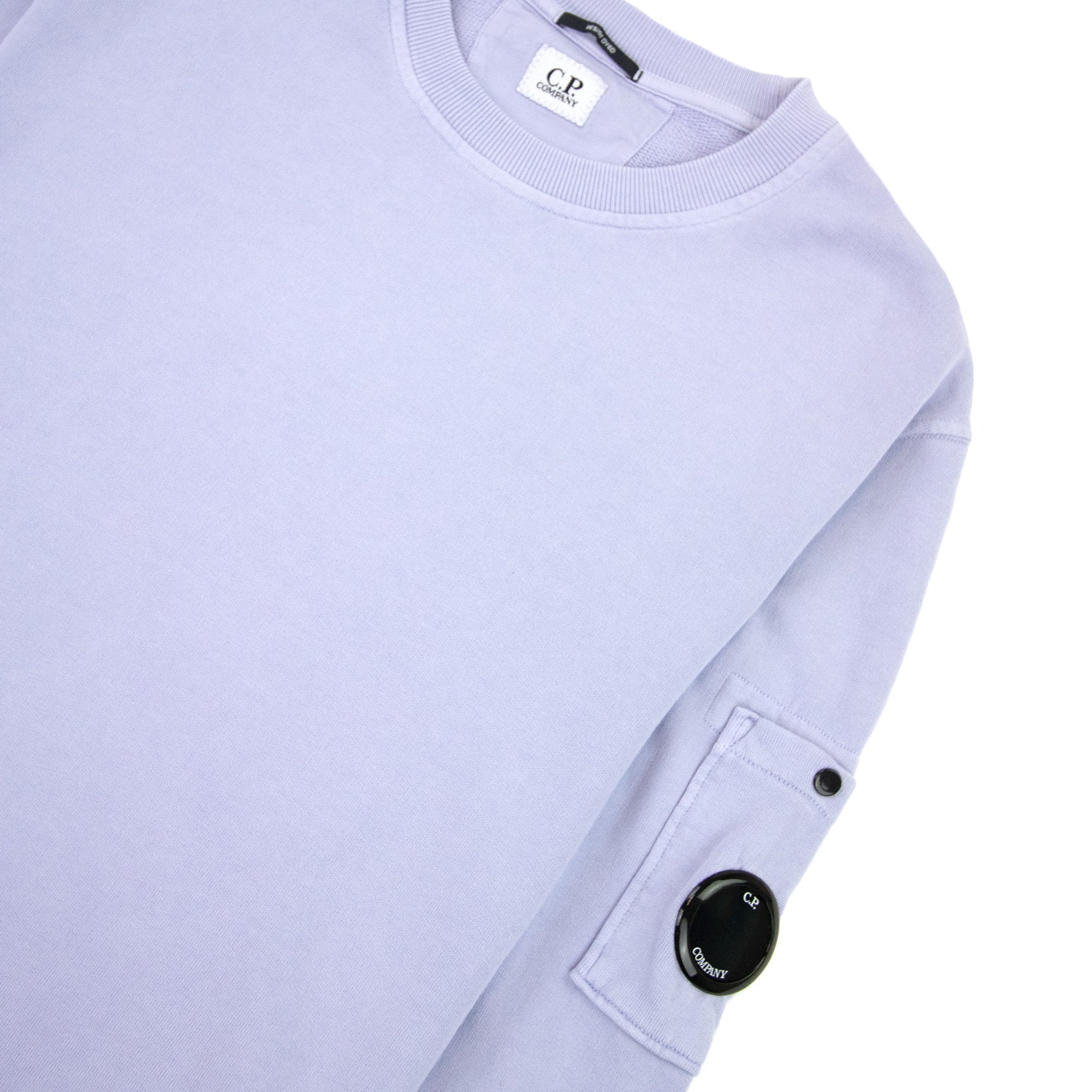 Cp Company Cotton Fleece Resist Dyed Sweatshirt Violet 750