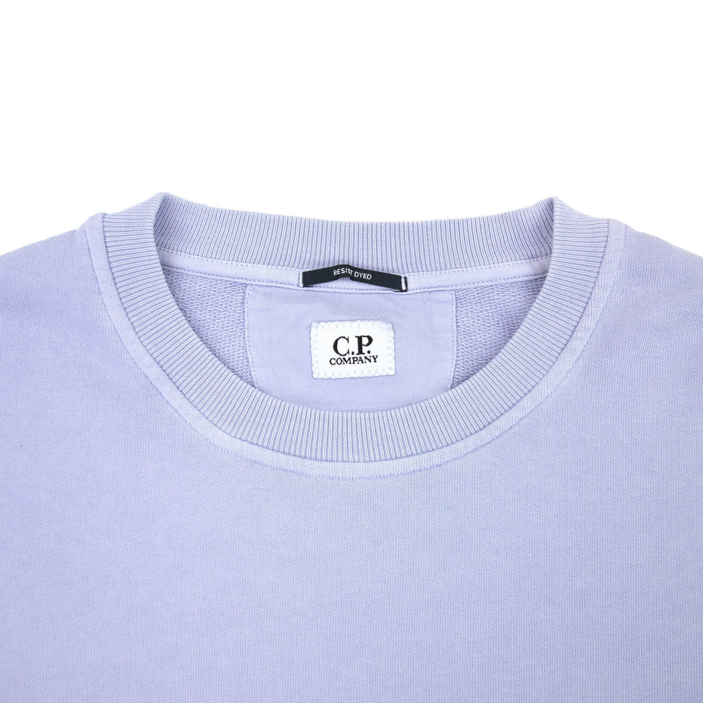 Cp Company Cotton Fleece Resist Dyed Sweatshirt Violet 750
