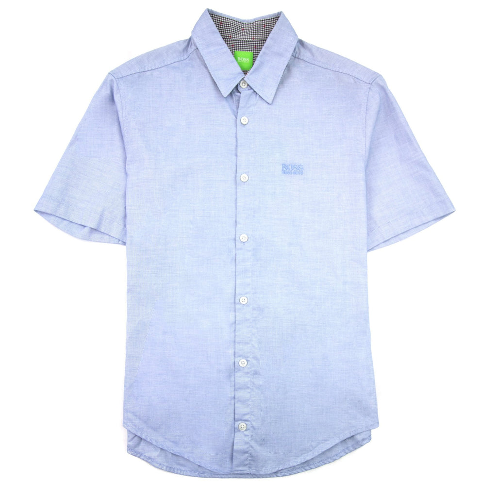 Hugo Boss C-busterino Short Sleeve Shirt Baby Blue